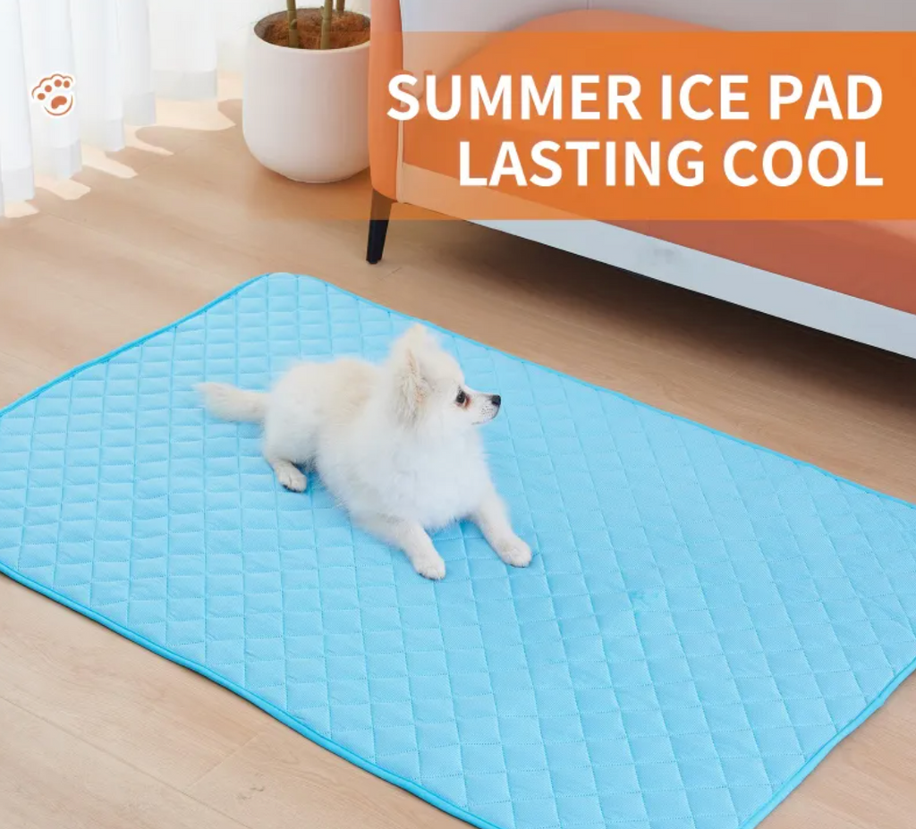 Self-Cooling Gel Mat for Dogs & Cats — Pressure Activated, No Electricity Needed | Heatstroke Prevention Cooling Pad | UAE Summer Essential | Multiple Sizes