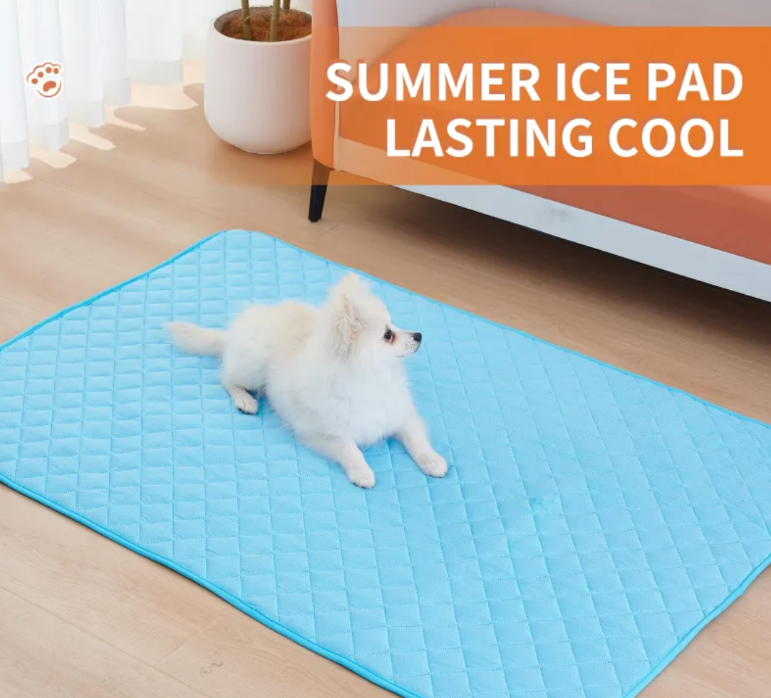 Self-Cooling Gel Mat for Dogs & Cats — Pressure Activated, No Electricity Needed | Heatstroke Prevention Cooling Pad | UAE Summer Essential | Multiple Sizes