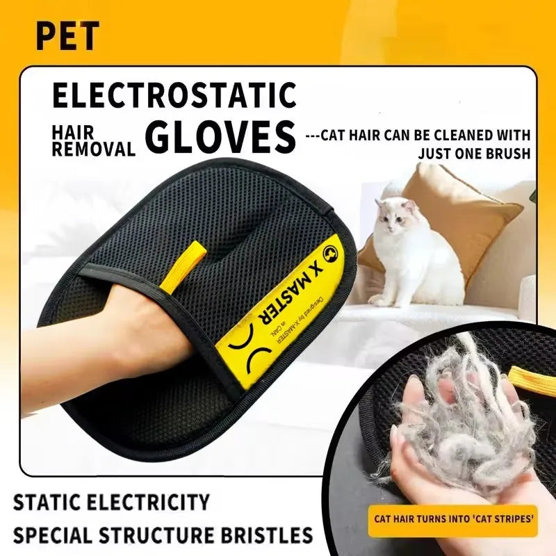 FurGrip Pro Electrostatic Pet Hair Removal Glove – Dogs & Cats | UAE