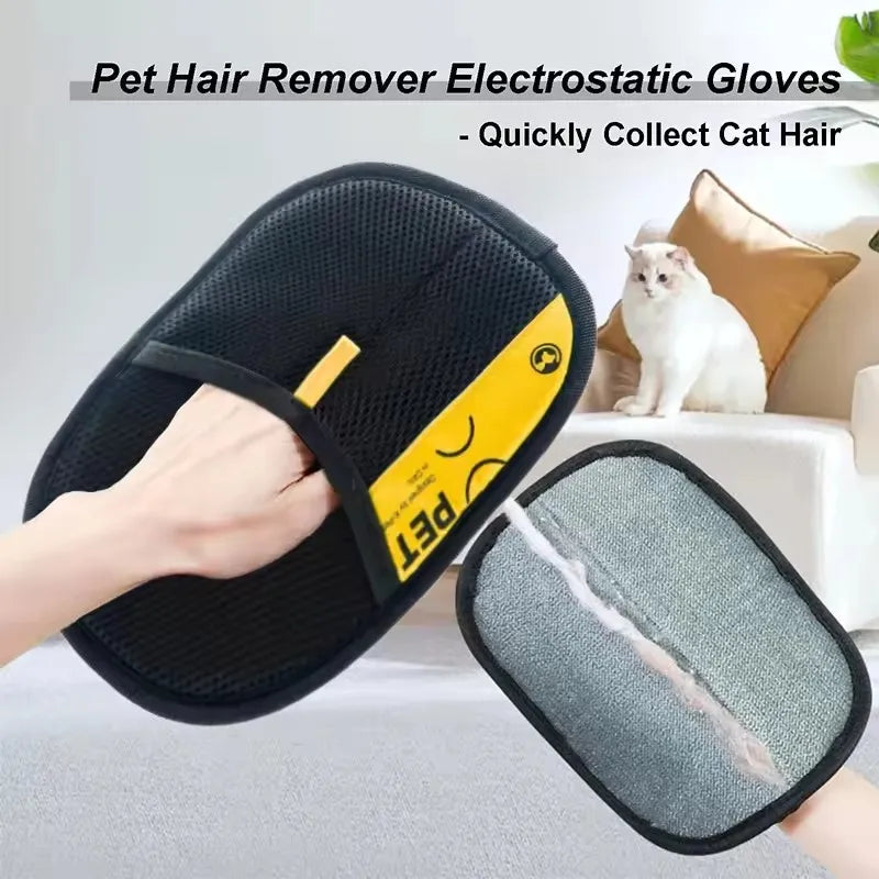 FurGrip Pro Electrostatic Pet Hair Removal Glove – Dogs & Cats | UAE